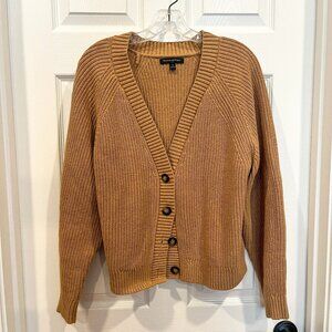 Banana Republic Factory Chunky Ribbed Cotton Cardigan S